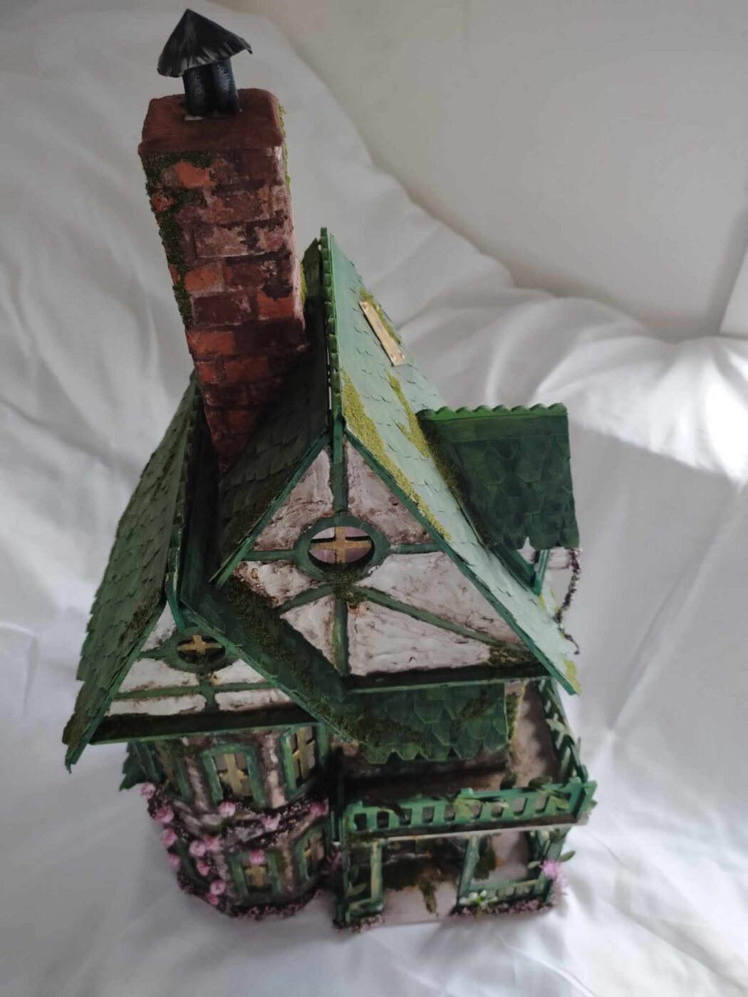 Green Gabled House – Miniature Scene