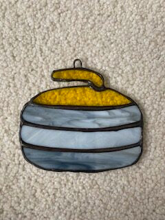Hurry Hard! Stained Glass Curling Stones
