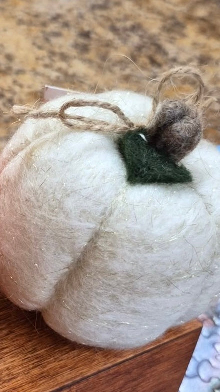 Needle Felted Pumpkin Workshop