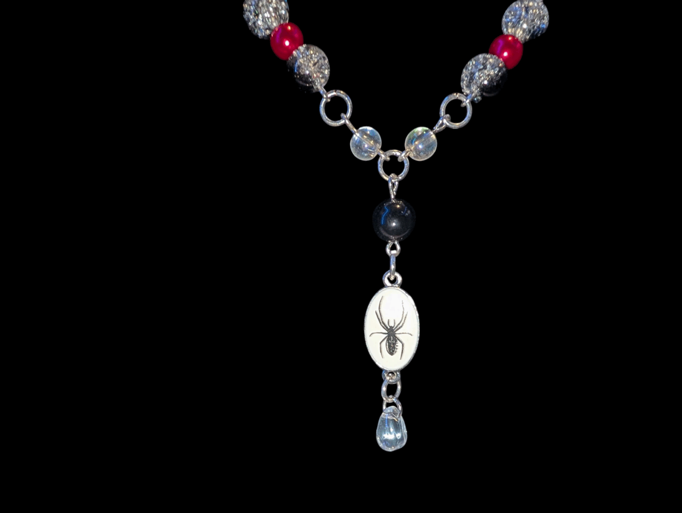 Spider Drop Necklace