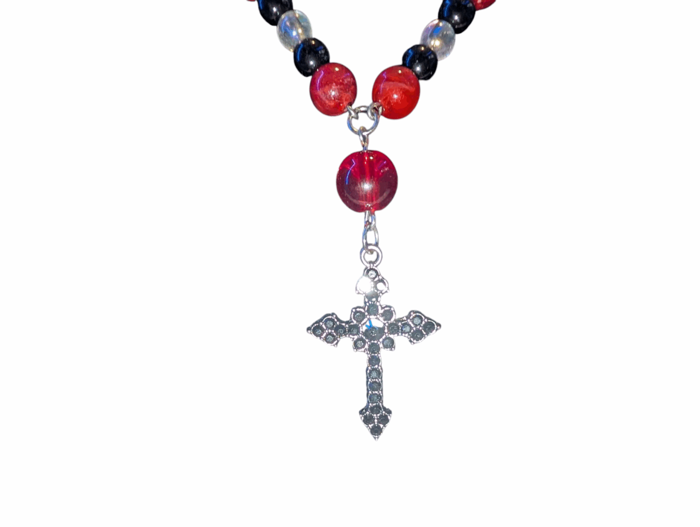 Vampire Cross Necklace