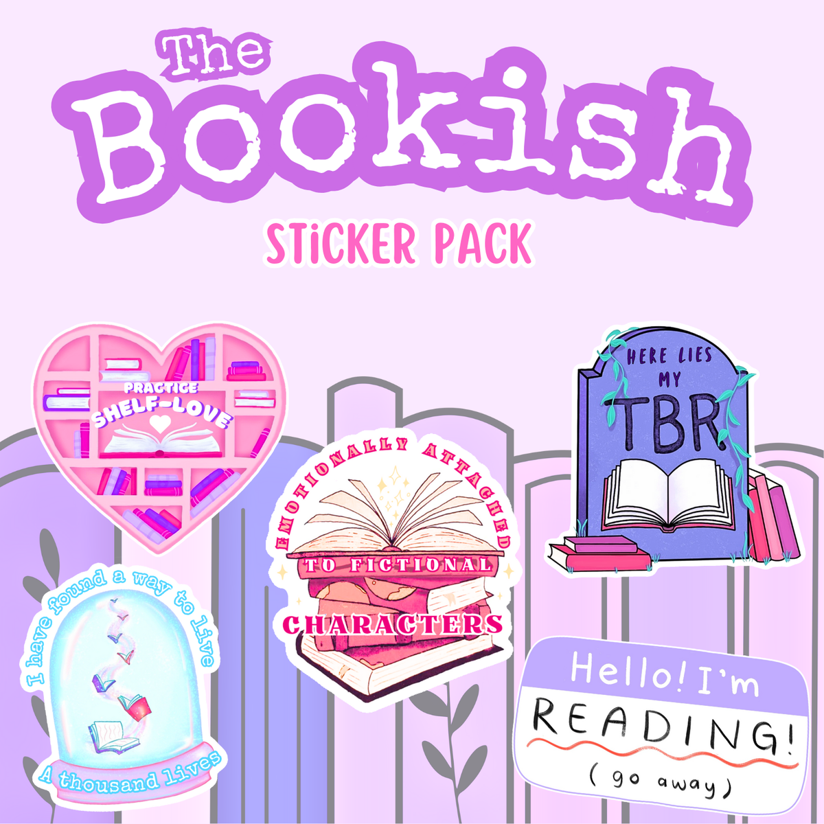 The Bookish Sticker Pack