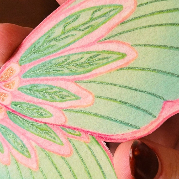 Garden Fairy Wing Bookmark