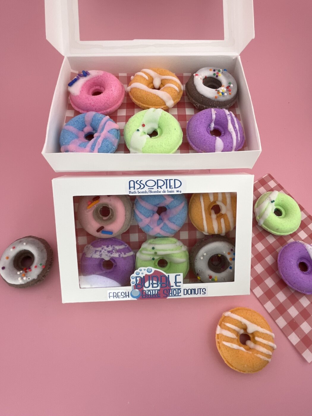1/2 Dozen Mini Donuts Box Bath Bombs