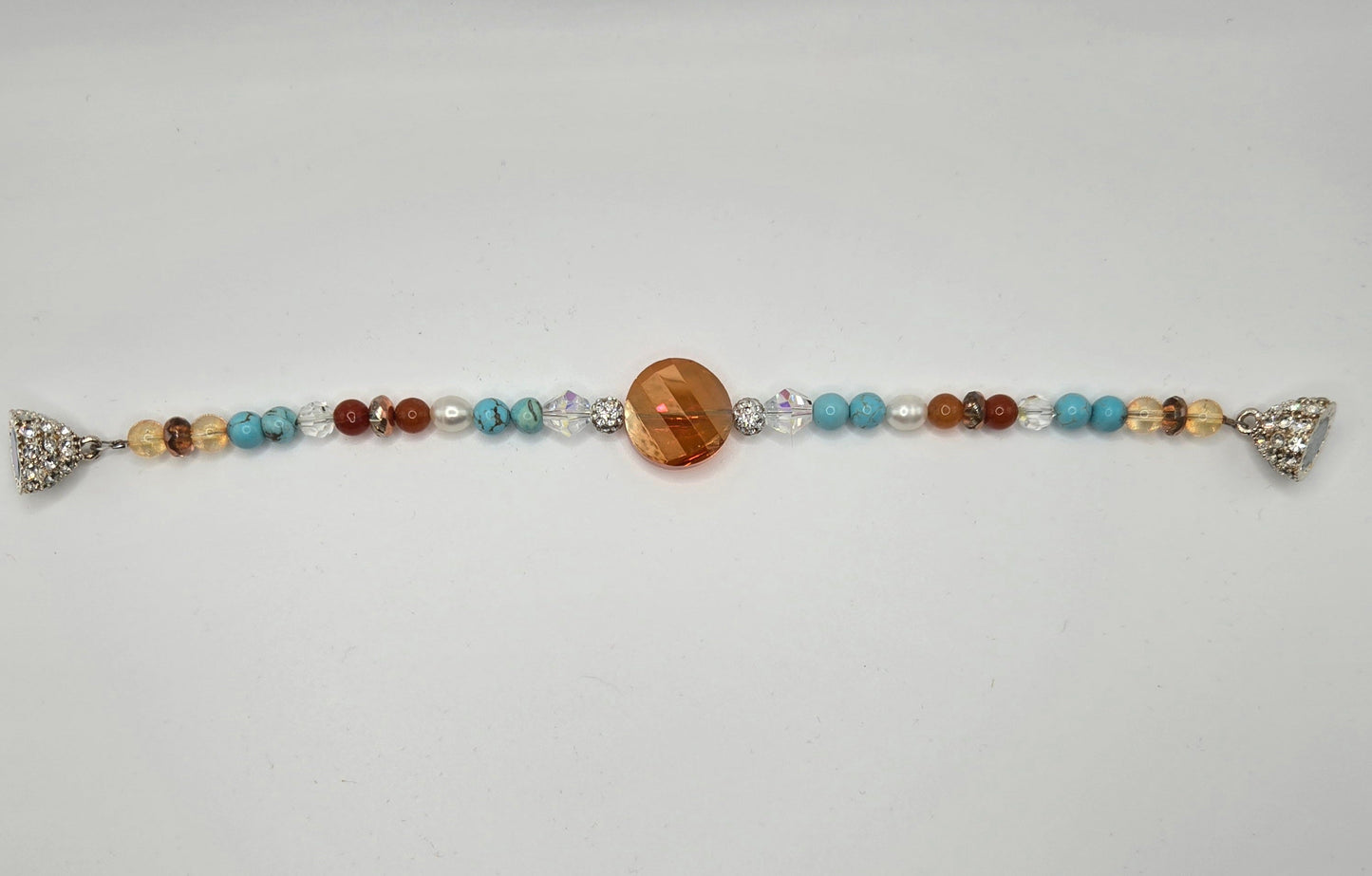 1930s Crystal & Turquoise Bracelet