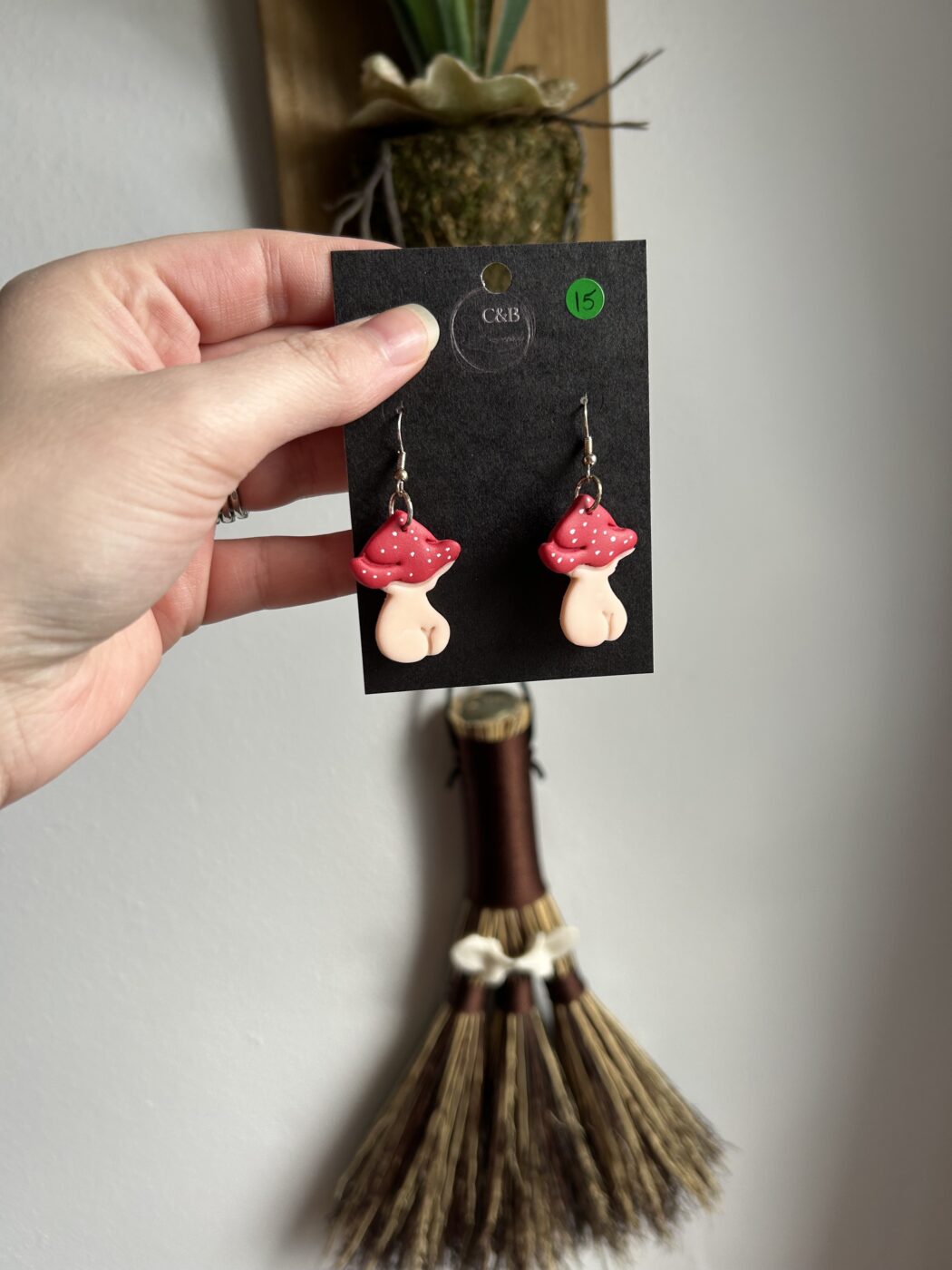 Booty Shroom Earrings