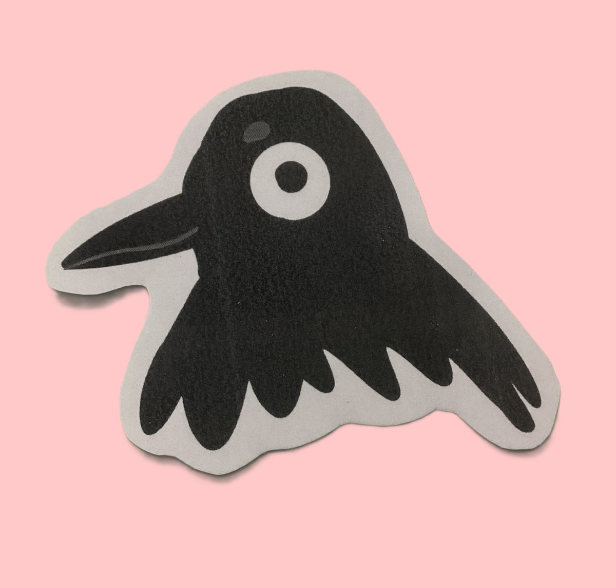Handmade Crow Sticker