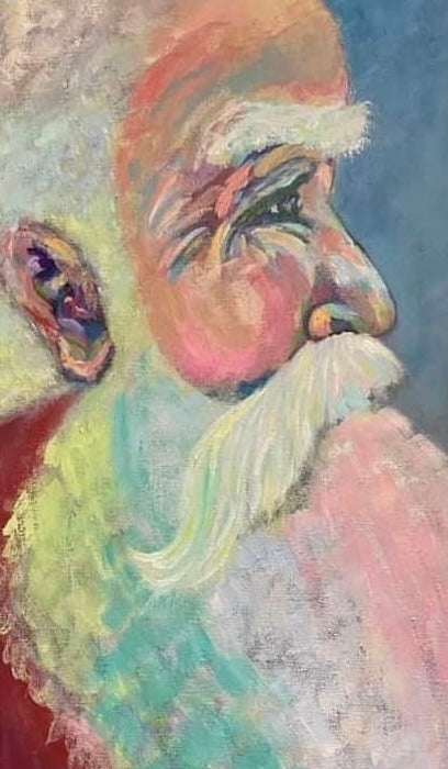 Jolly St. Nick Greeting Card