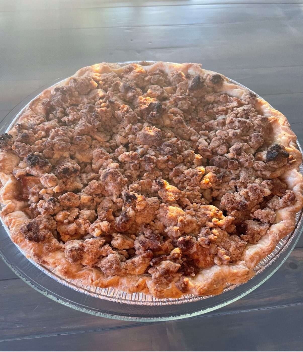 Dutch Apple Crumble Pie