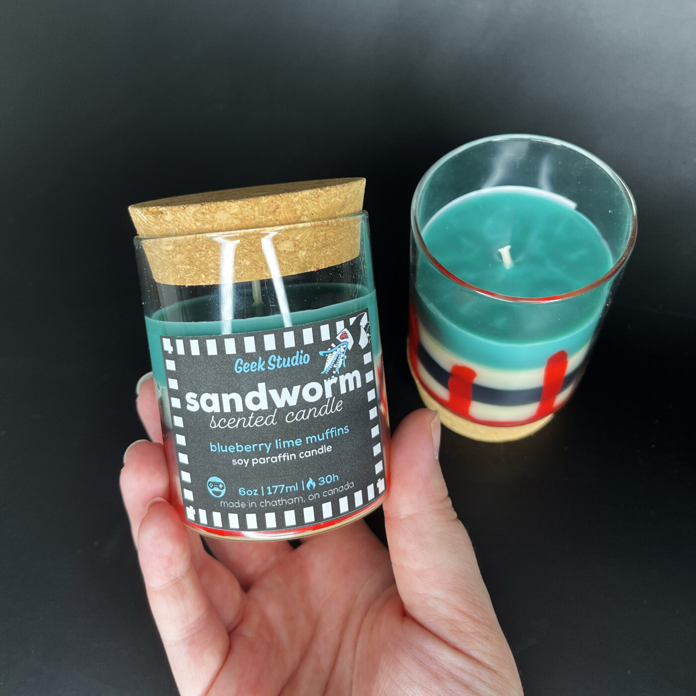 Sandworm Candle (Blueberry Lime Muffins)