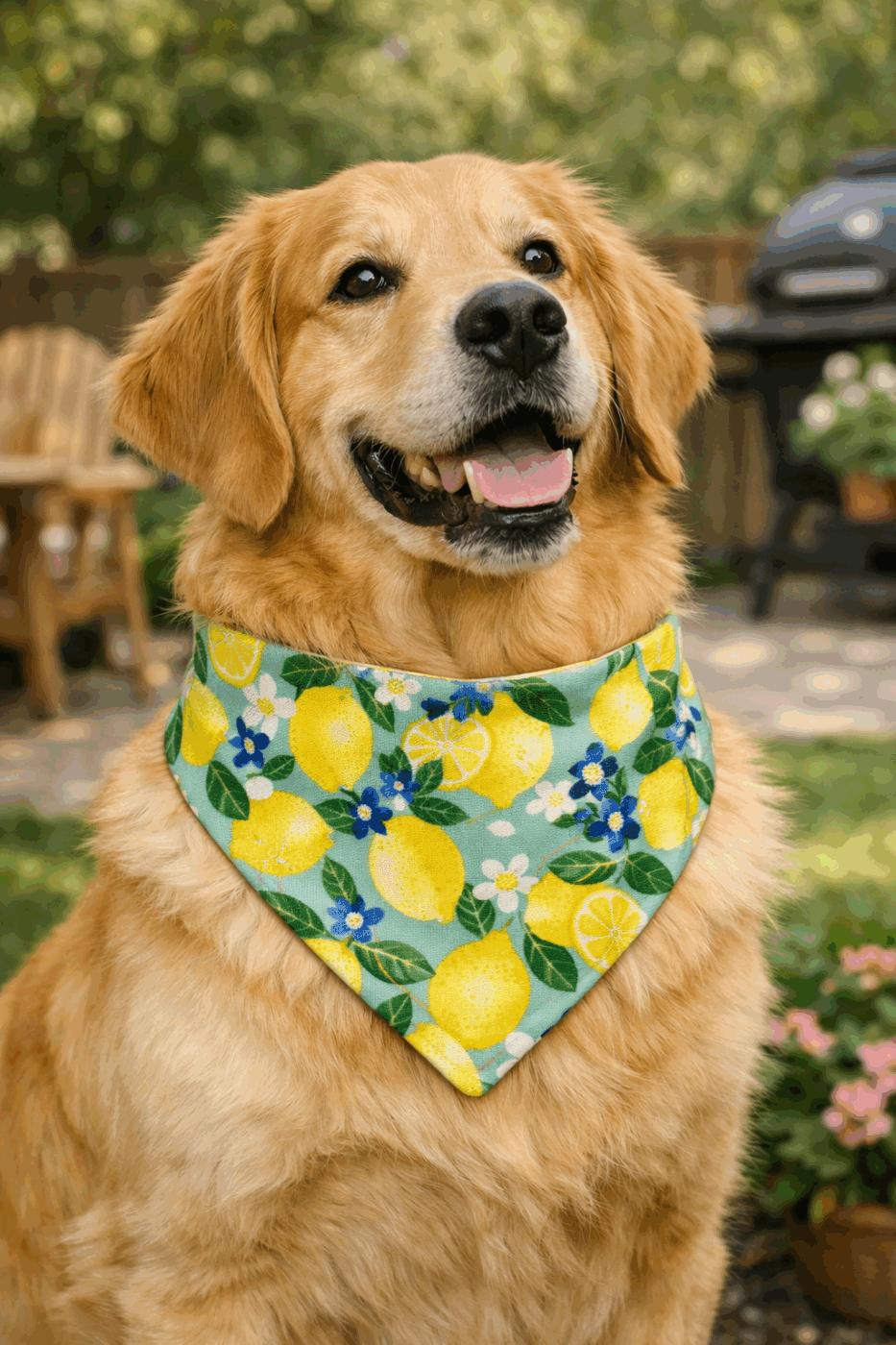 Lemon Dog Bandana
