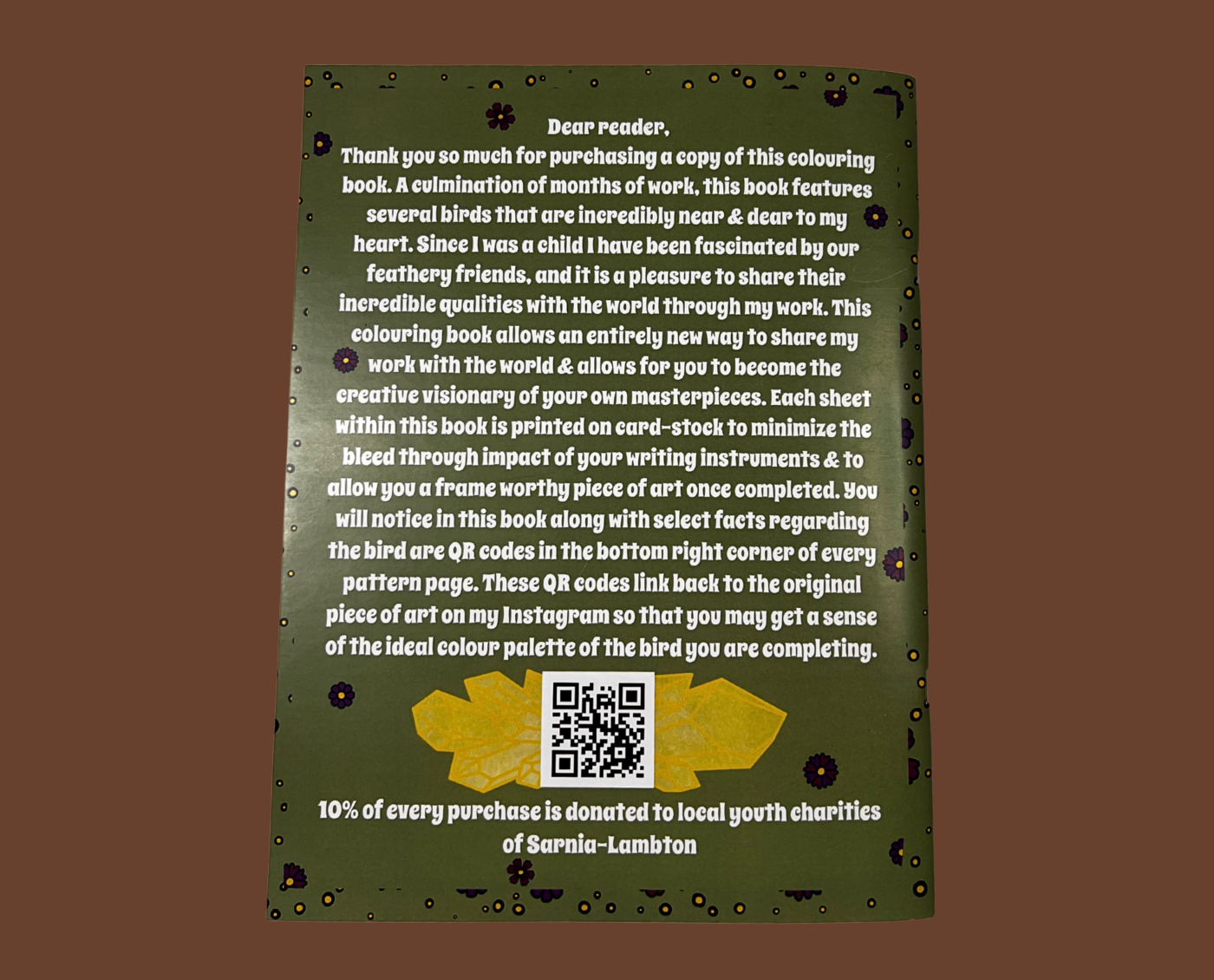 Healing Brown Bear Colouring Book