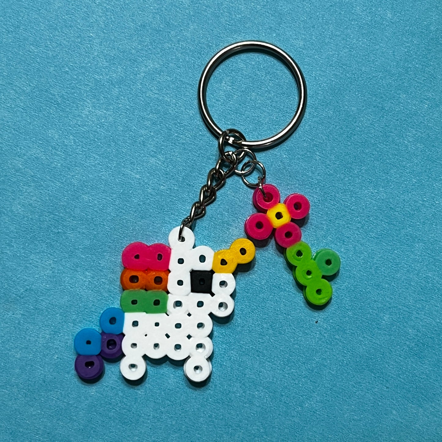 DIY Unicorn & Flower Bead Keychain Kit