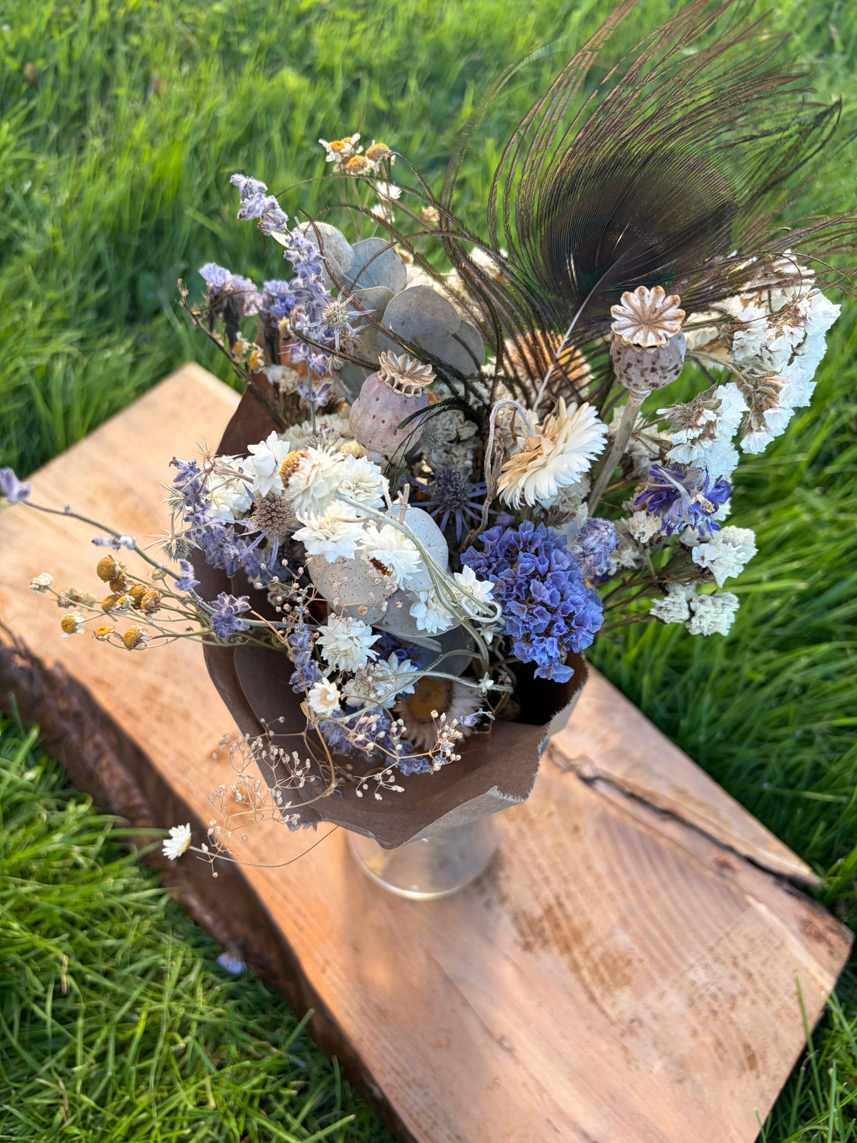 Dried Flower Hand Tied Bouquet – Long-Lasting Décor !