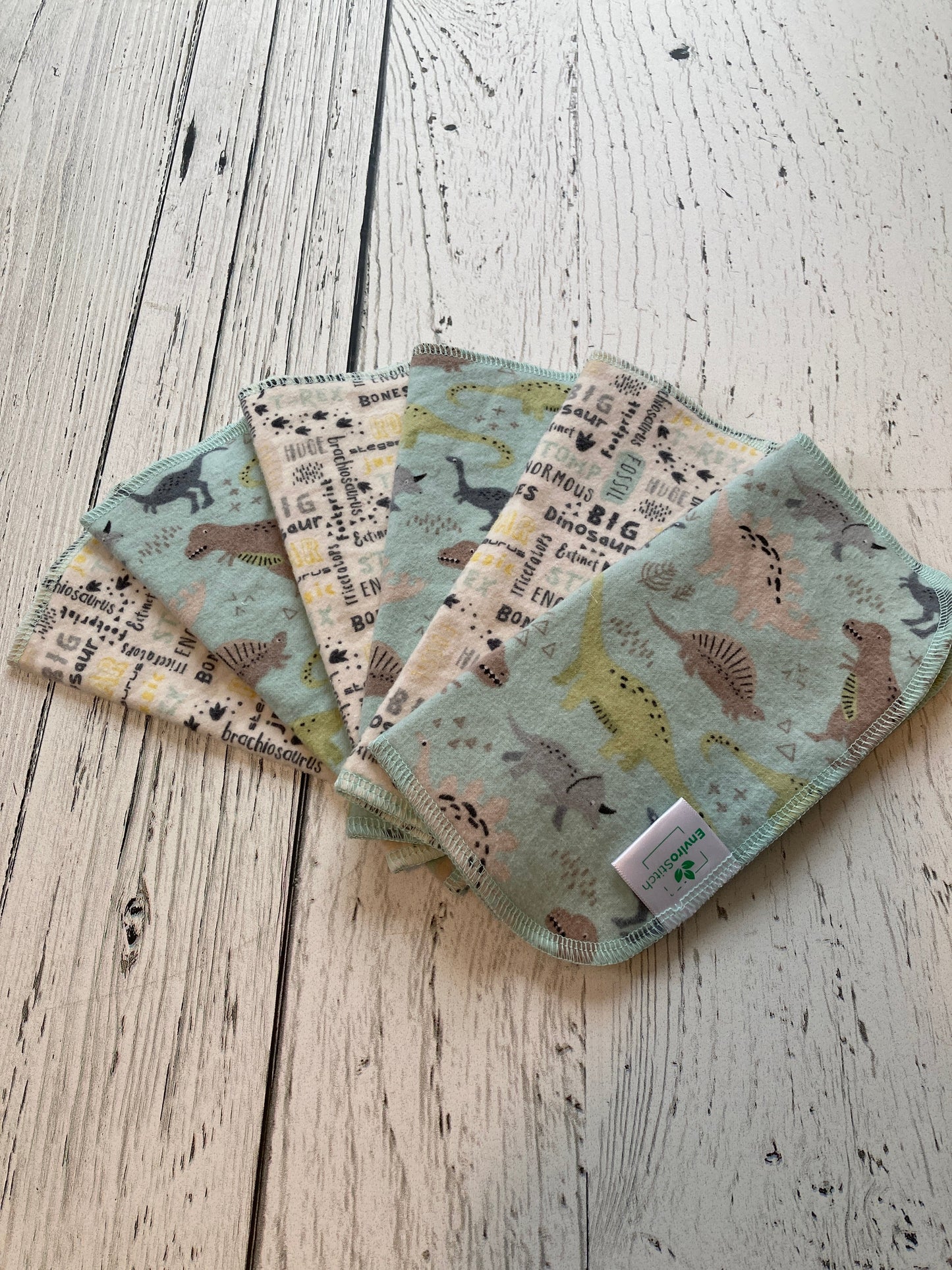 Dinosaur Cloth Wipes