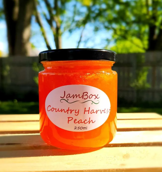 Country Harvest Peach Jam – Skin on (250mL)