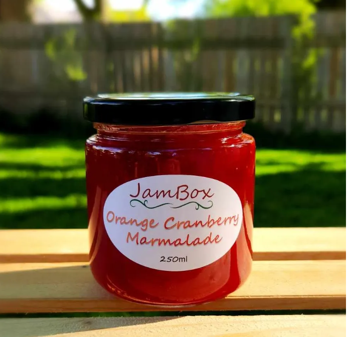 Orange Cranberry Marmalade (250mL)