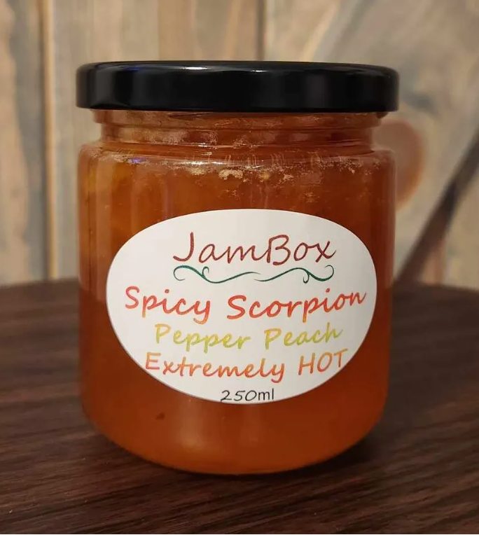 Spicy Scorpion Pepper Peach Jam (250mL)
