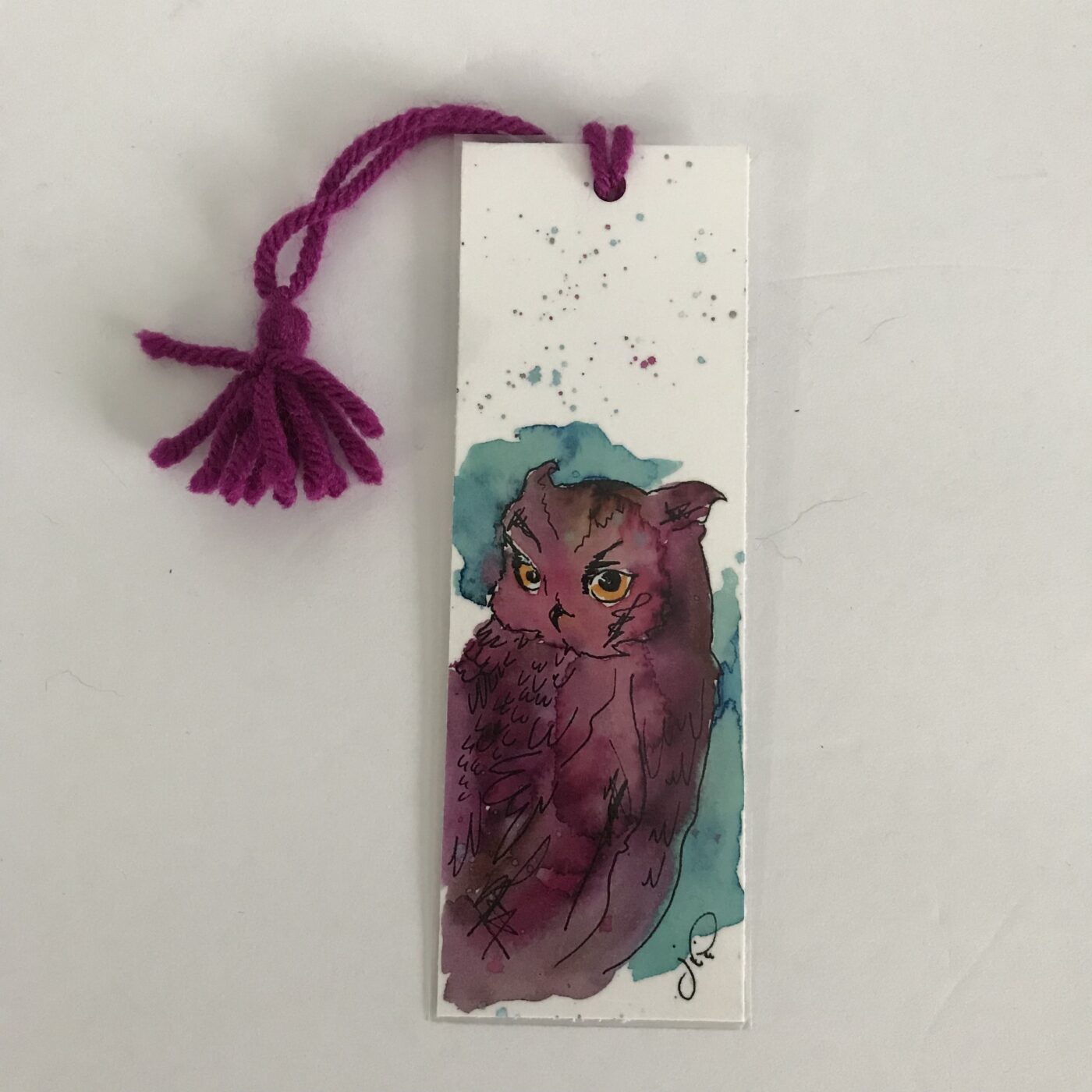Bookmark – Pink Owl