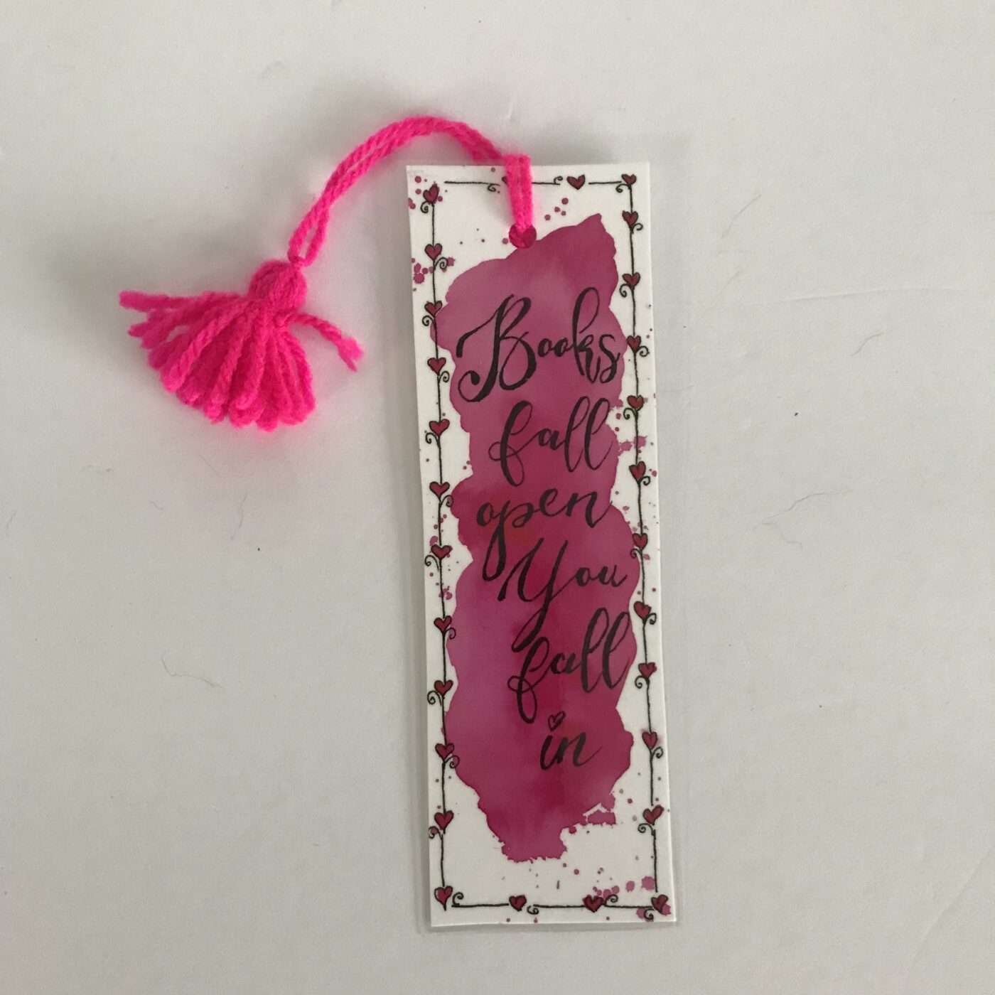 Bookmark – Books Fall Open, You Fall In