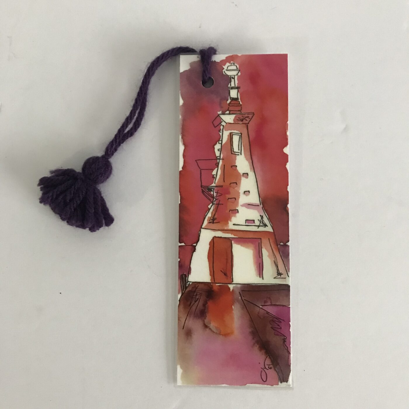 Bookmark – Pink Lighthouse