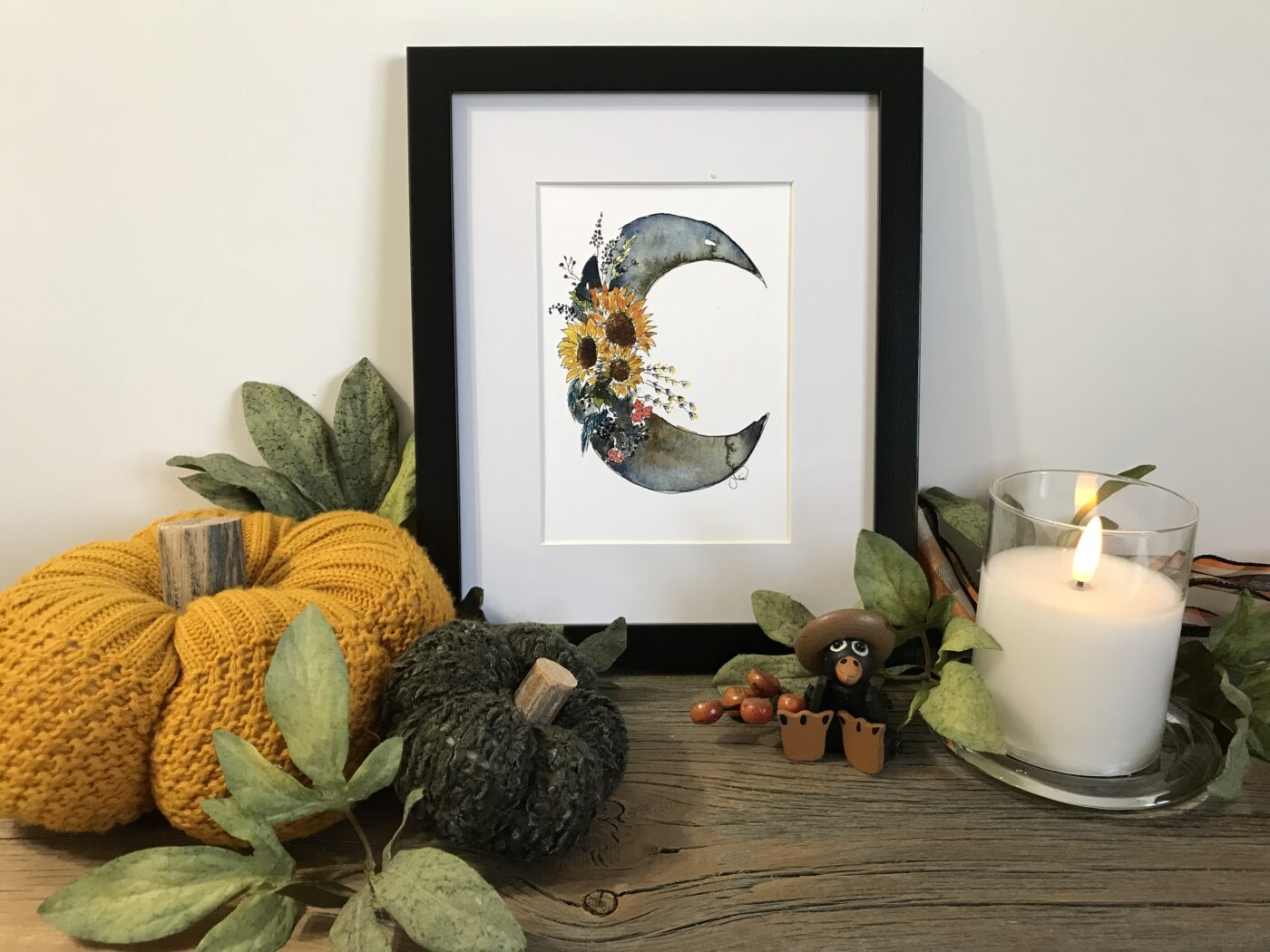 Moonlit Sunflowers