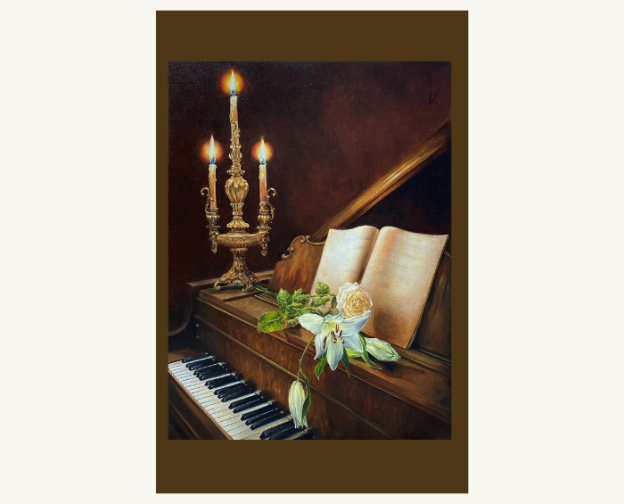 Ivory Romance – Greeting Card
