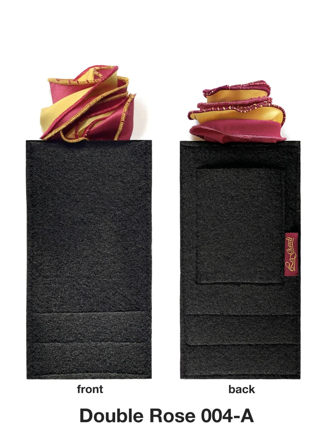 Double Rose Pocket Square