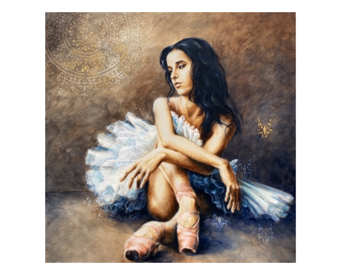 Static Grace – Print on Canvas 24″ x 24″