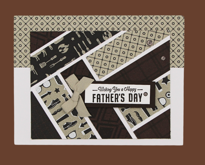 Wishing You a Happy Father’s Day (Mixed Paper Collage) Greeting Card