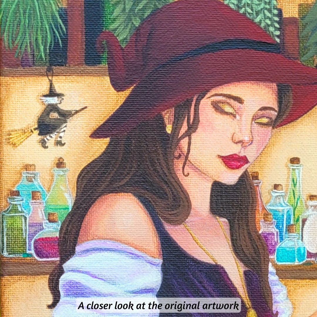 Kitchen Witch Art Print