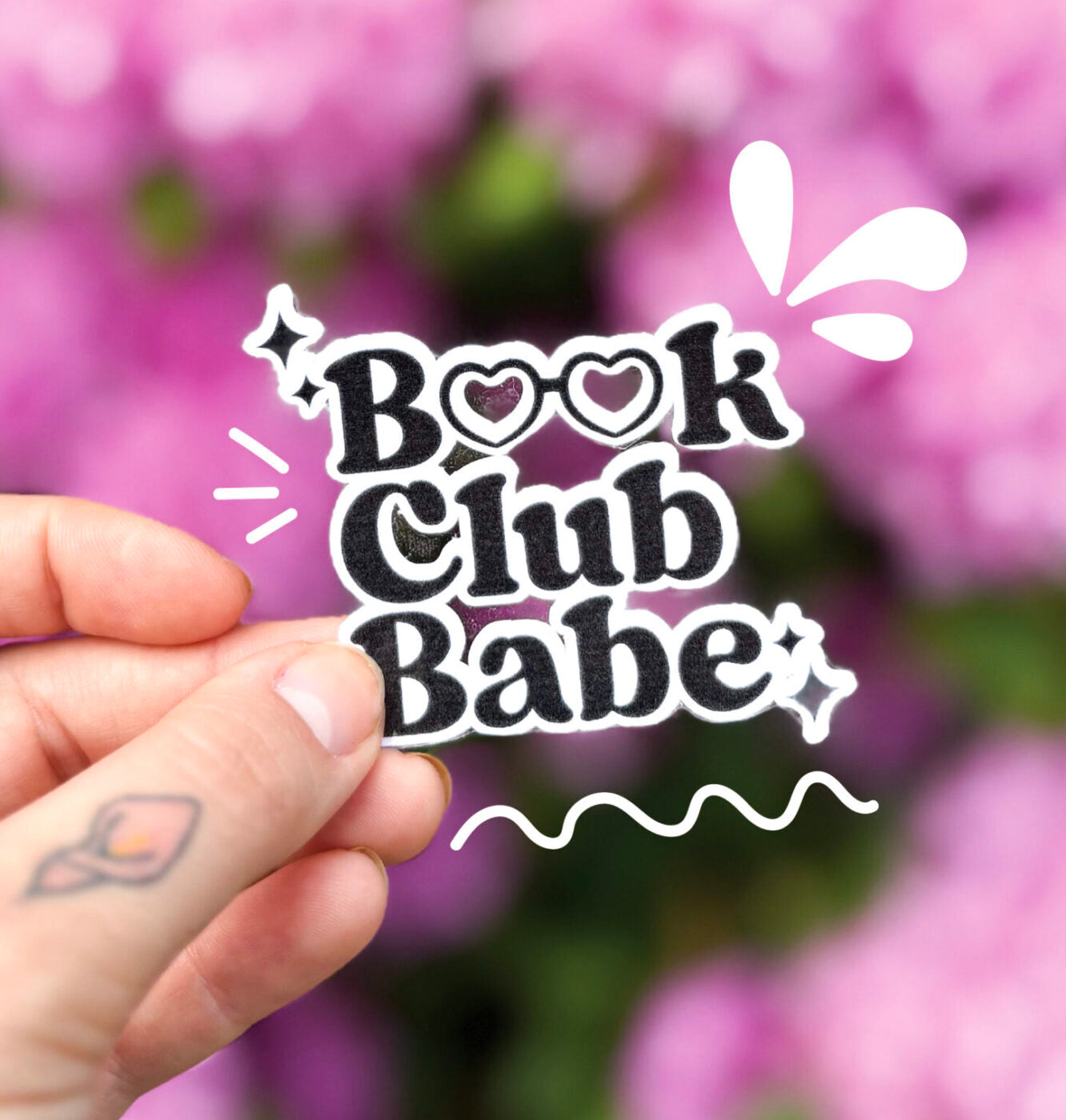 Book Club Babe Sticker