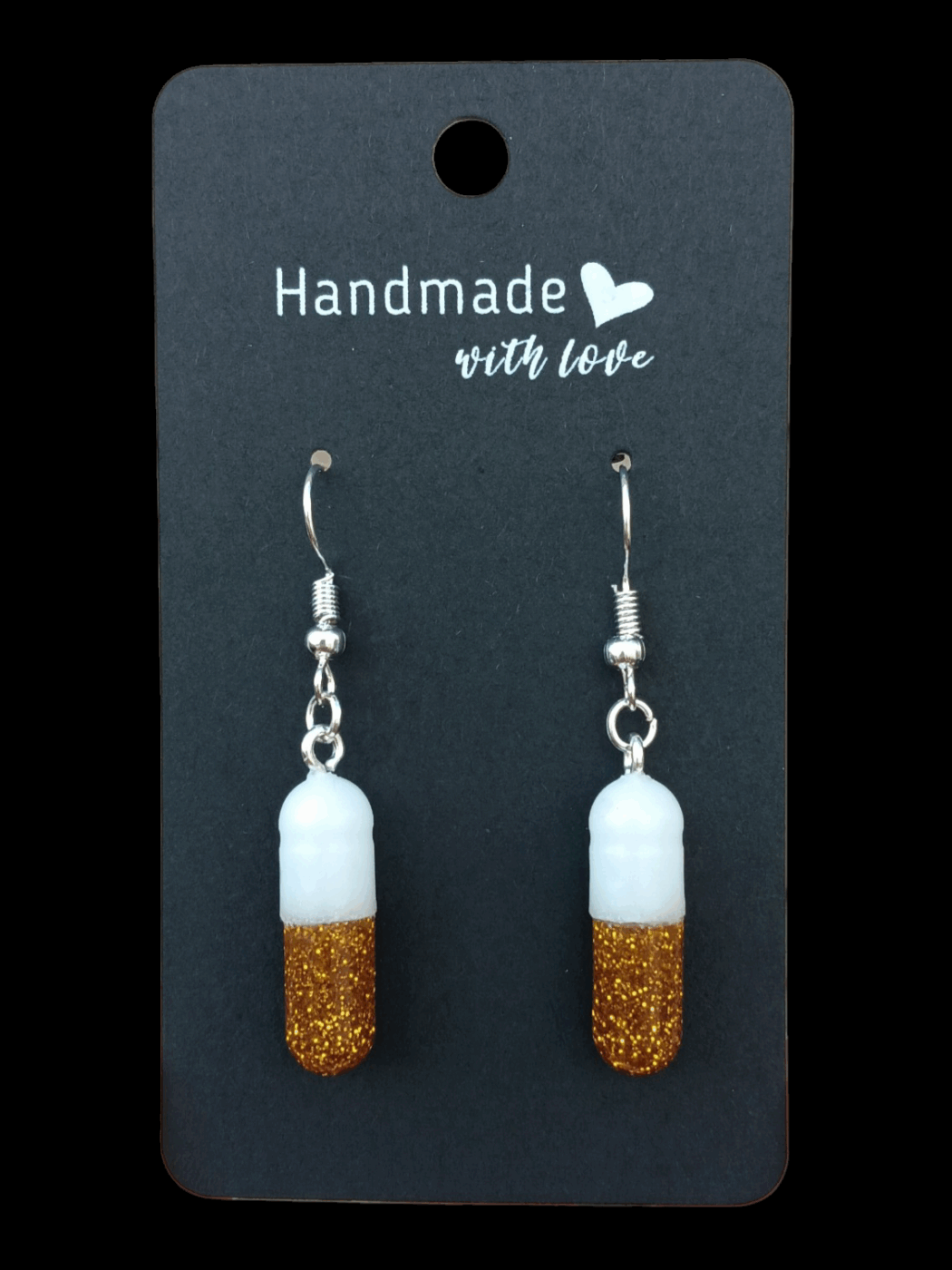 Pill Capsule Earrings (variety of colours)