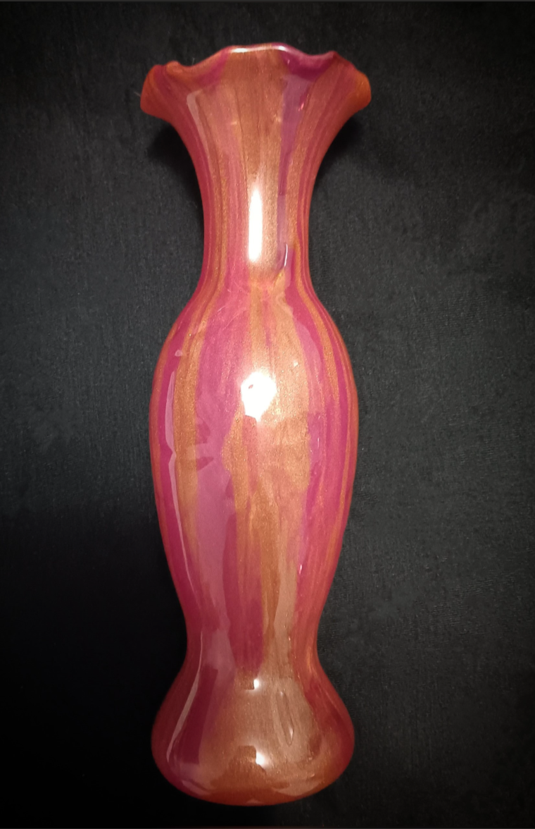 Vase (Pink & Gold)