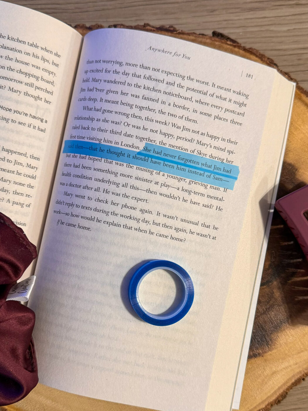 Neon Blue HIghlighter Tape