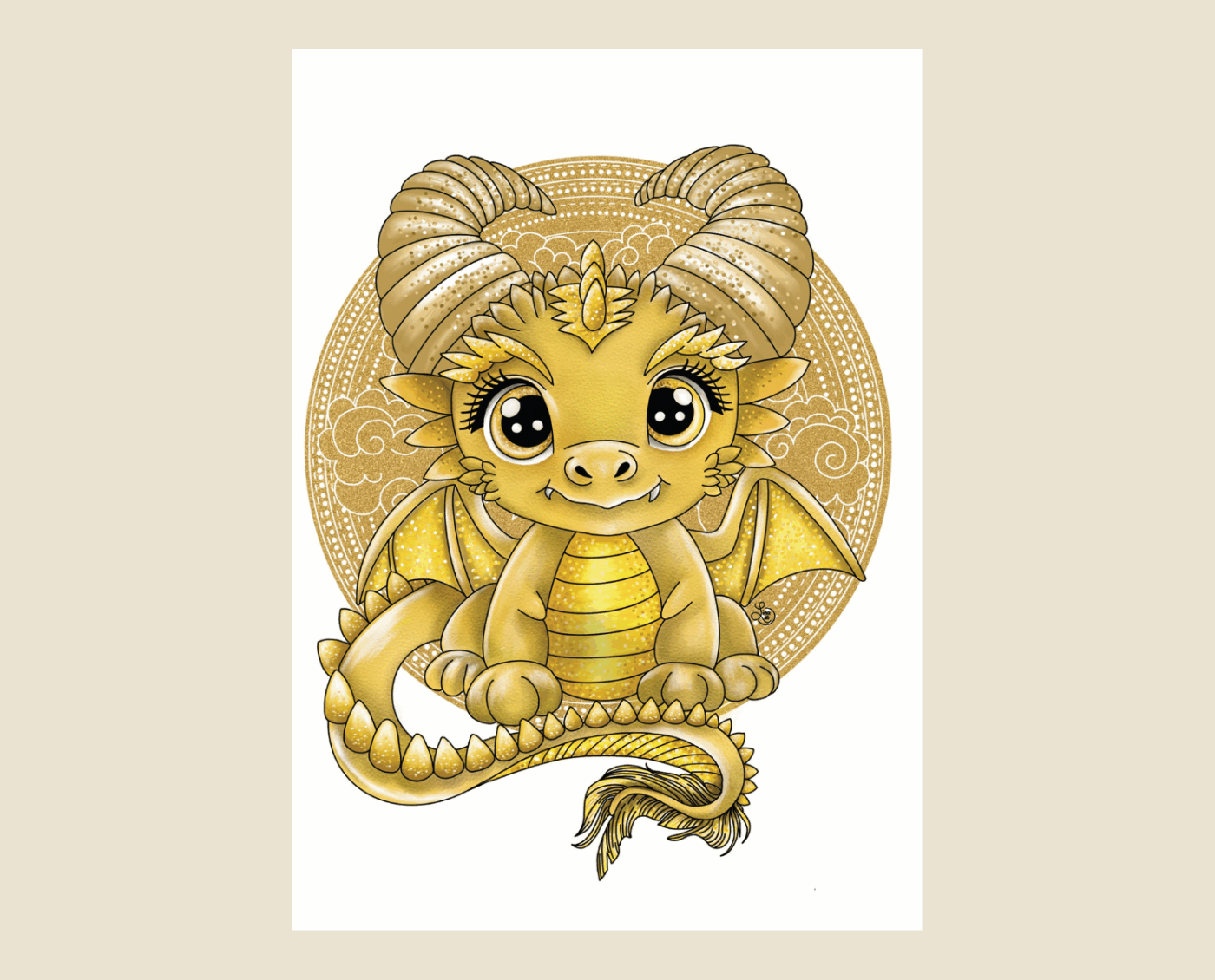 Fourth Wing Art Print - Andarna