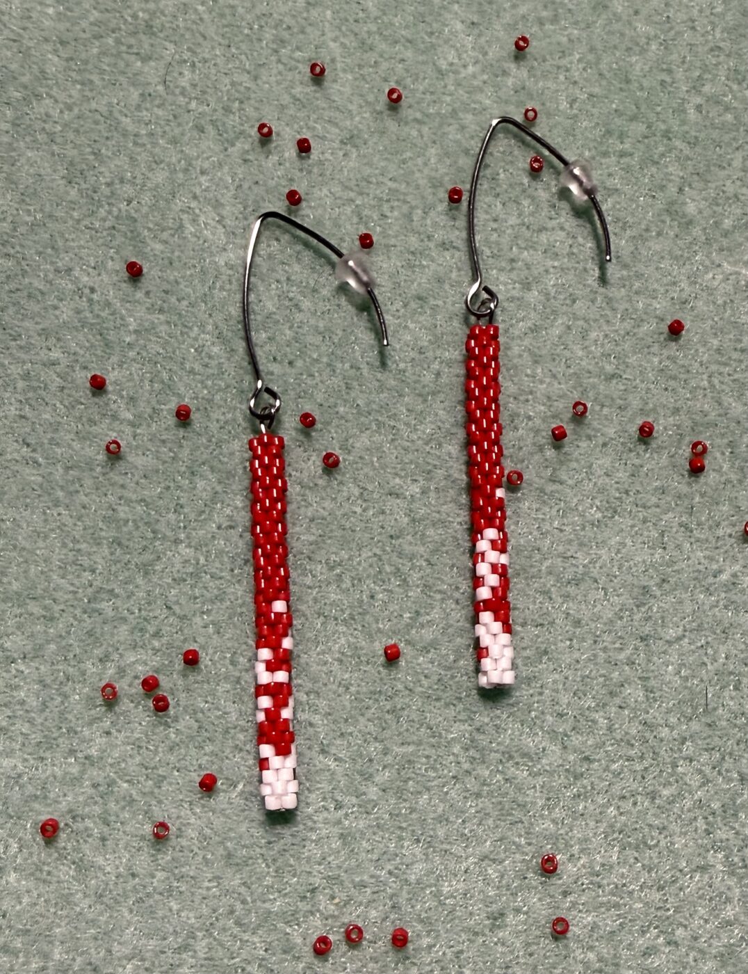 Oh Canada Miyuki Delica (Fairy Thread) Earrings