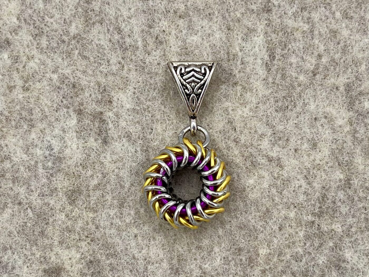 Silver Dragon's Eye Pendant