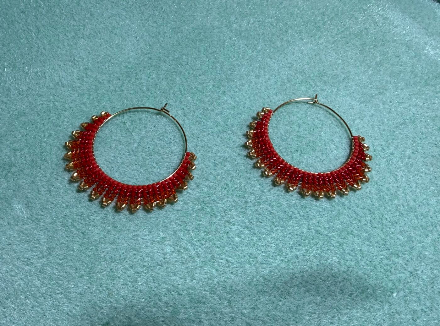 The Caisead Collection Earrings – RED