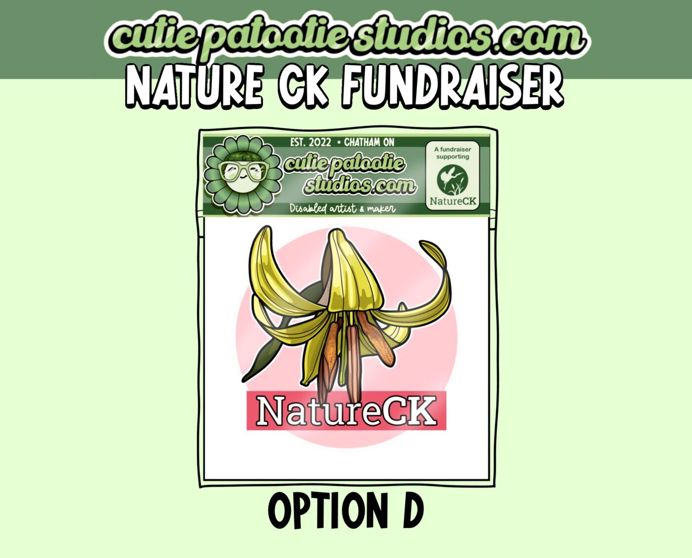 Nature CK SPRING Vinyl Sticker
