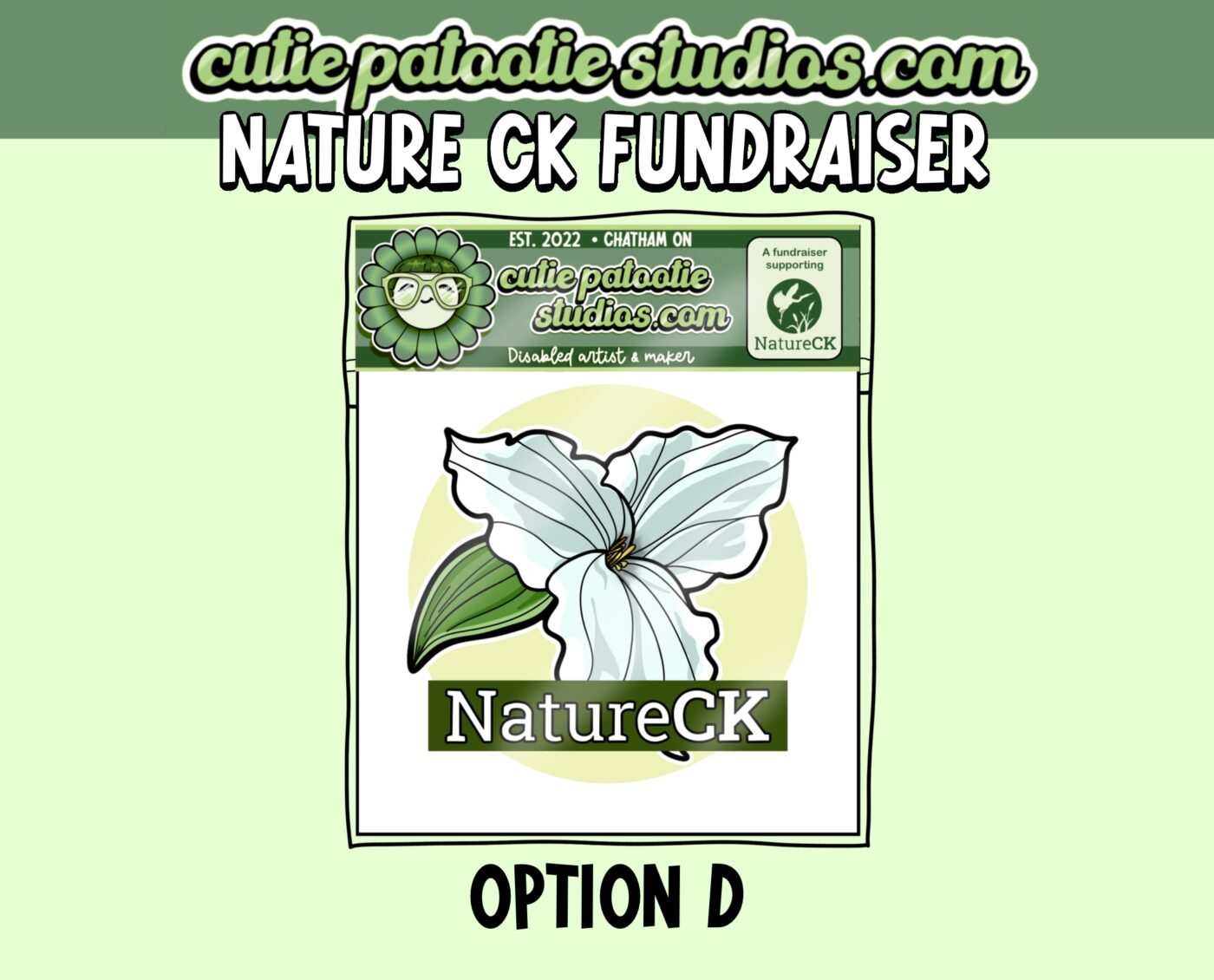 Nature CK SUMMER Vinyl Sticker