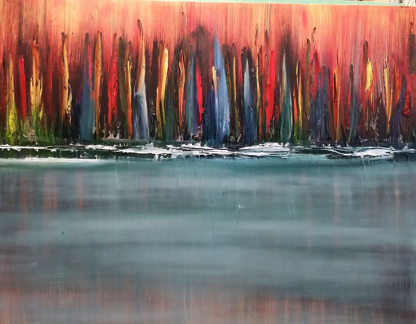 Acrylic on canvas. 16″ x 20″