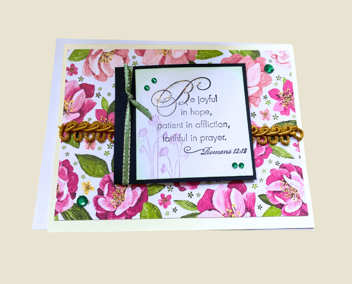 Be Joyful In Hope Greeting Card