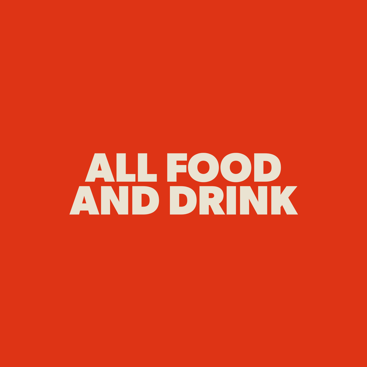All Food & Drink