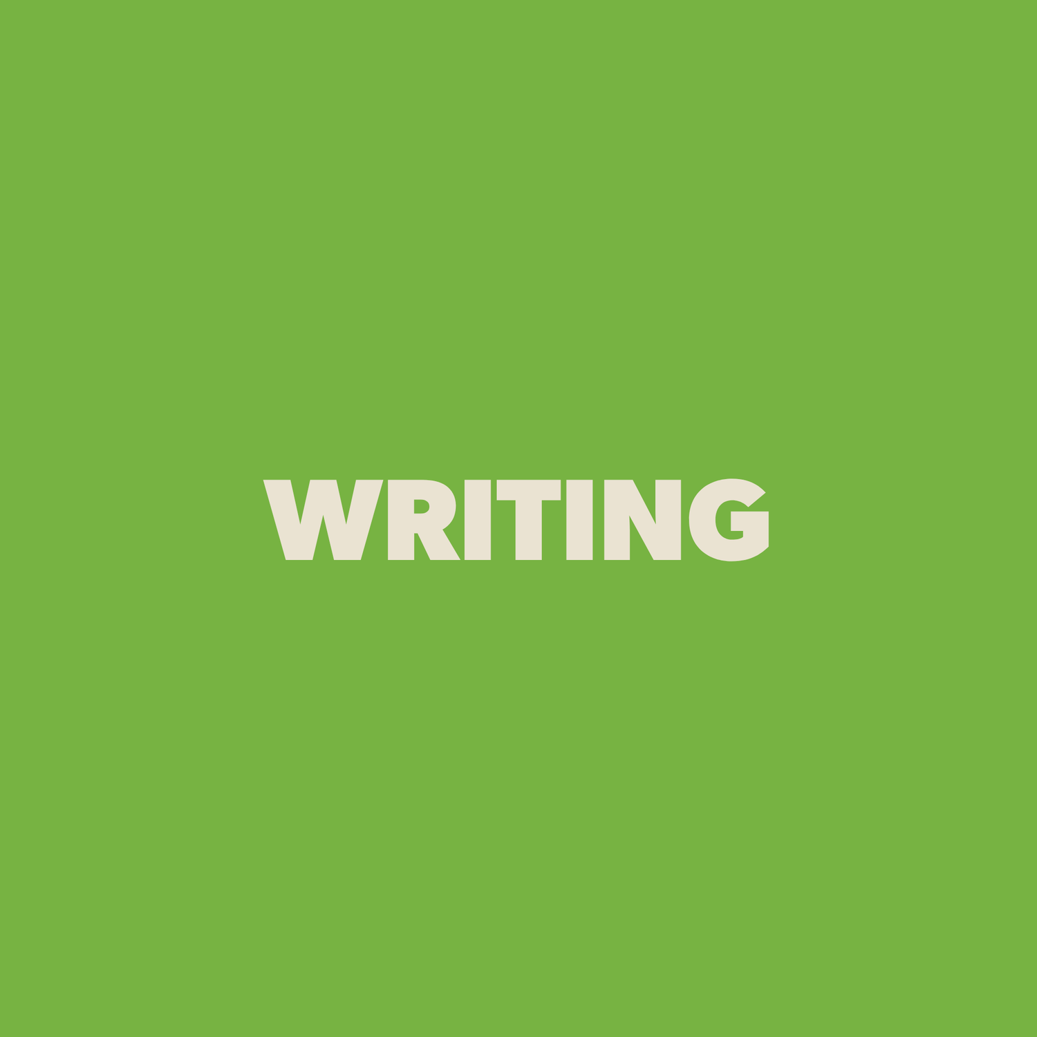 Writing