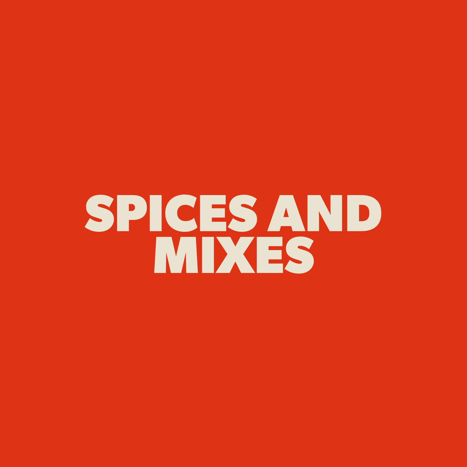 Spices & Mixes