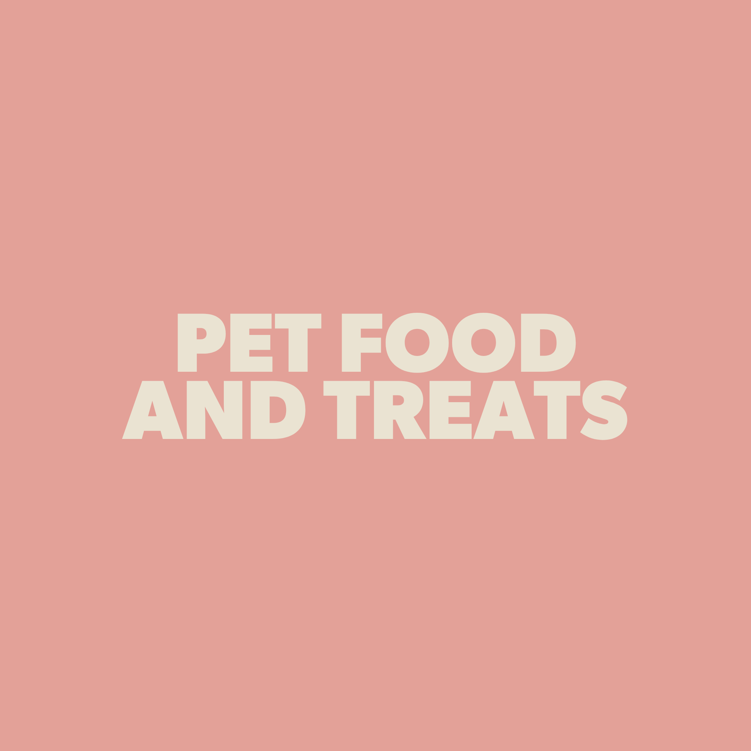 Pet Food & Treats