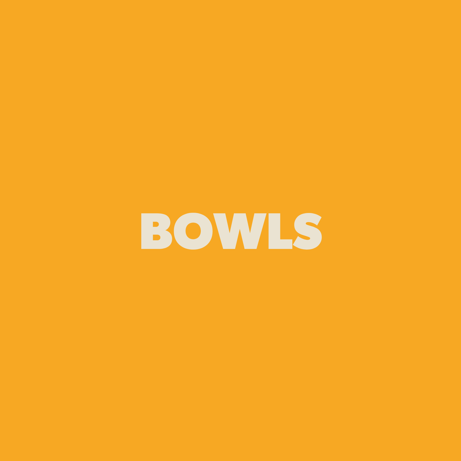 Bowls