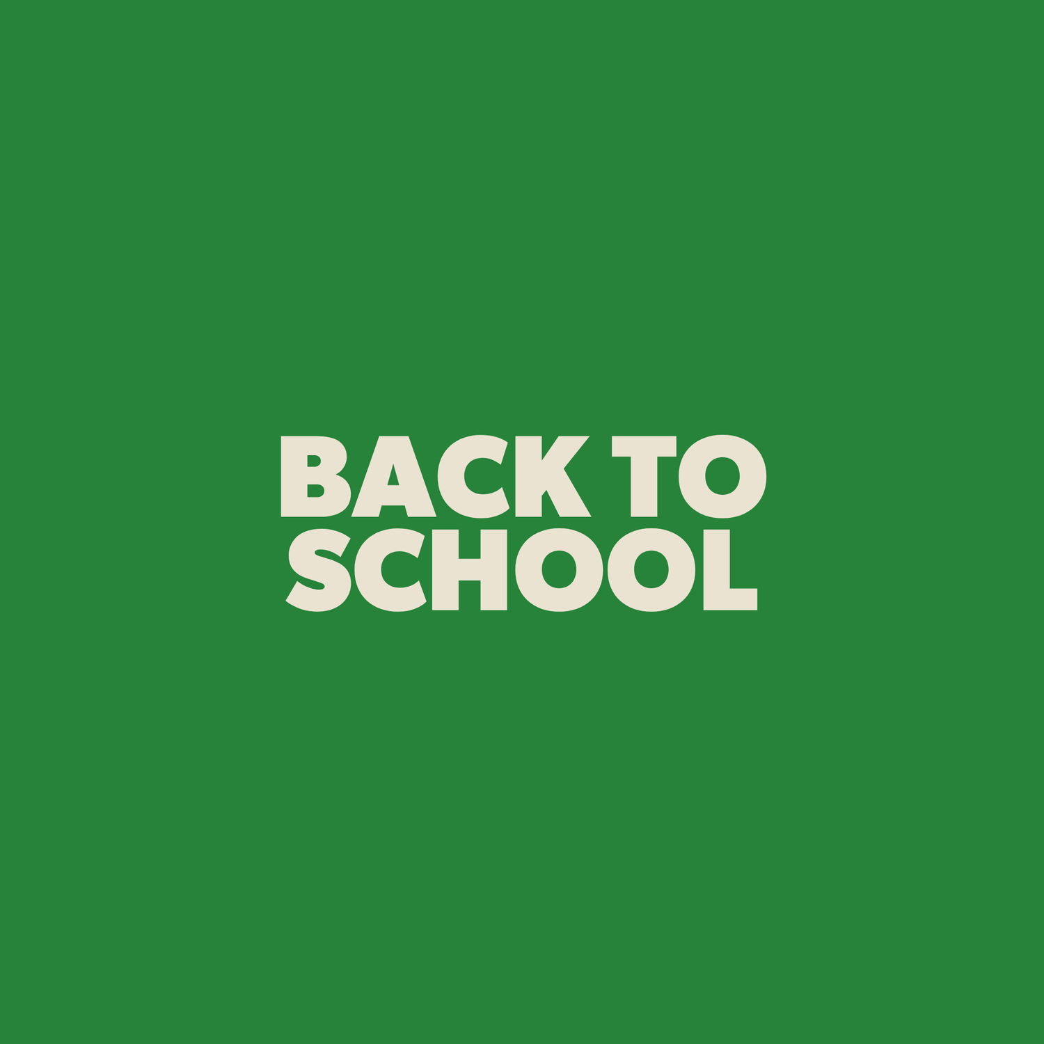 Back to School