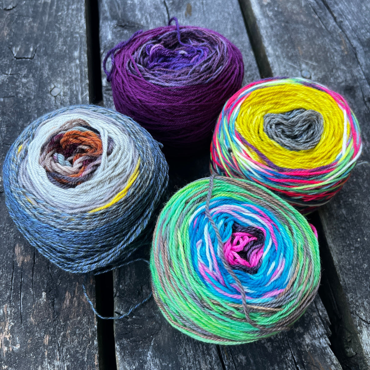 Frankenskeins (50g wool-blend fingering weight)